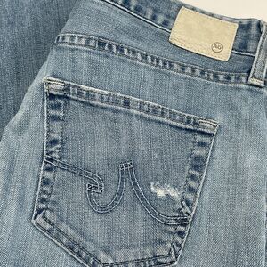 AG Adriano Goldschmied Ex-Boyfriend Slouchy Slim Jeans Size 28R Distressed 32x27